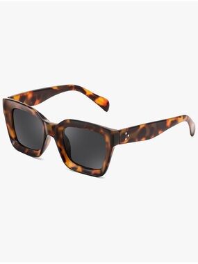 Tortoiseshell Square Frame Sunglasses
